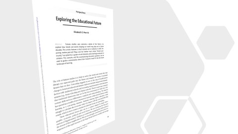 Cover of Exploring the Educational Future article
