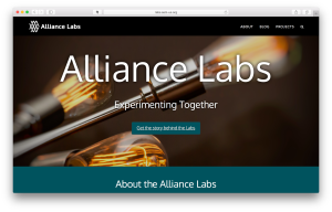 Image of Alliance Labs Home Page
