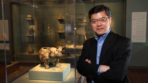 Dr. Jay Xu at the Asian Art Museum of San Francisco