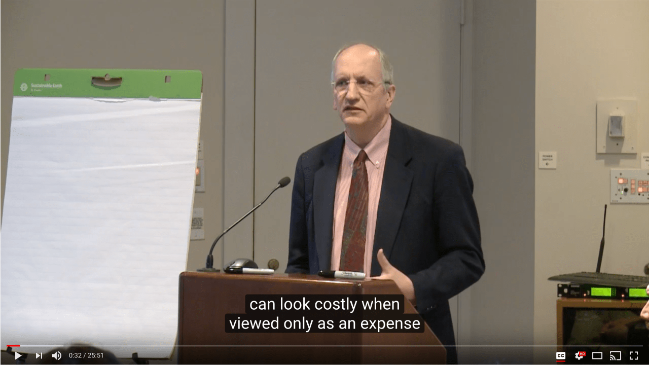 A screenshot of a video with closed captions