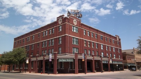 A photo of the Grace Museum from the street
