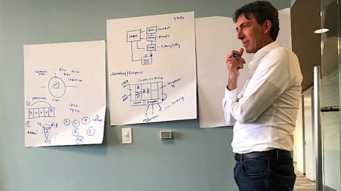 Harry Verwayen, Deputy Director of Europeana, at the AAM offices