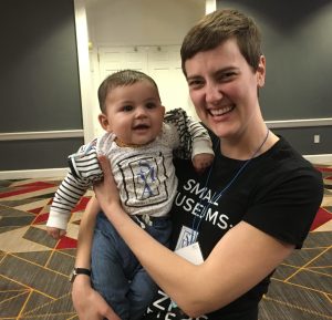 Allison Titman and baby Adriana