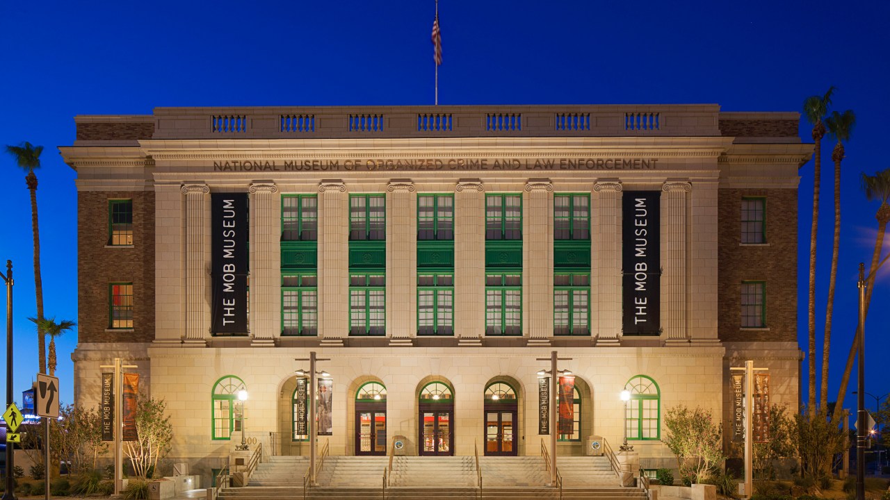 Image of front of museum building