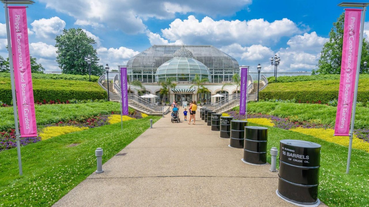 Concept image for the new entrance to the Phipps Conservatory and Botanical Gardens