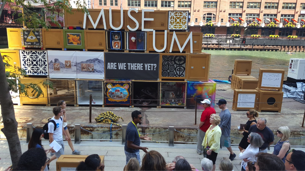 The city as a museum: The Floating Museum on Chicago River.