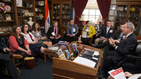 South Carolina museum advocates meet with U.S. Rep. Joe Wilson (SC-2).