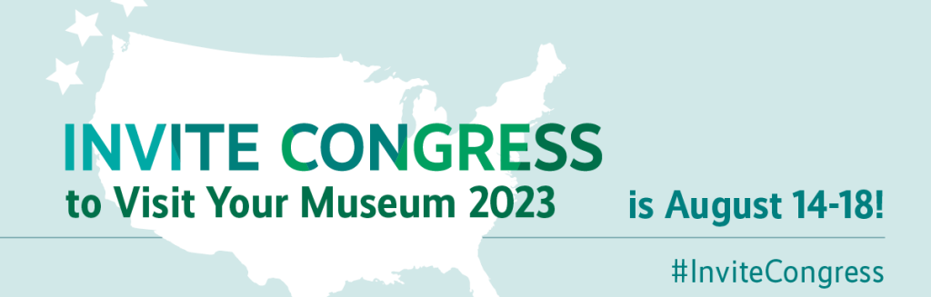 Invite Congress image has event information over a graphic of the United States
