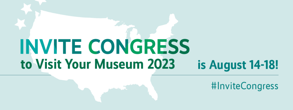 Invite Congress image has event information over a graphic of the United States