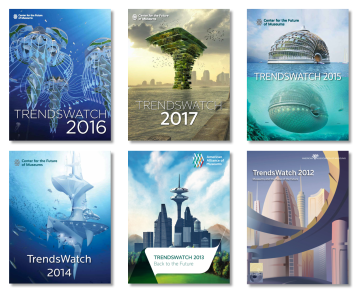 Cover Images of TrendsWatch Issues from 2012-2017