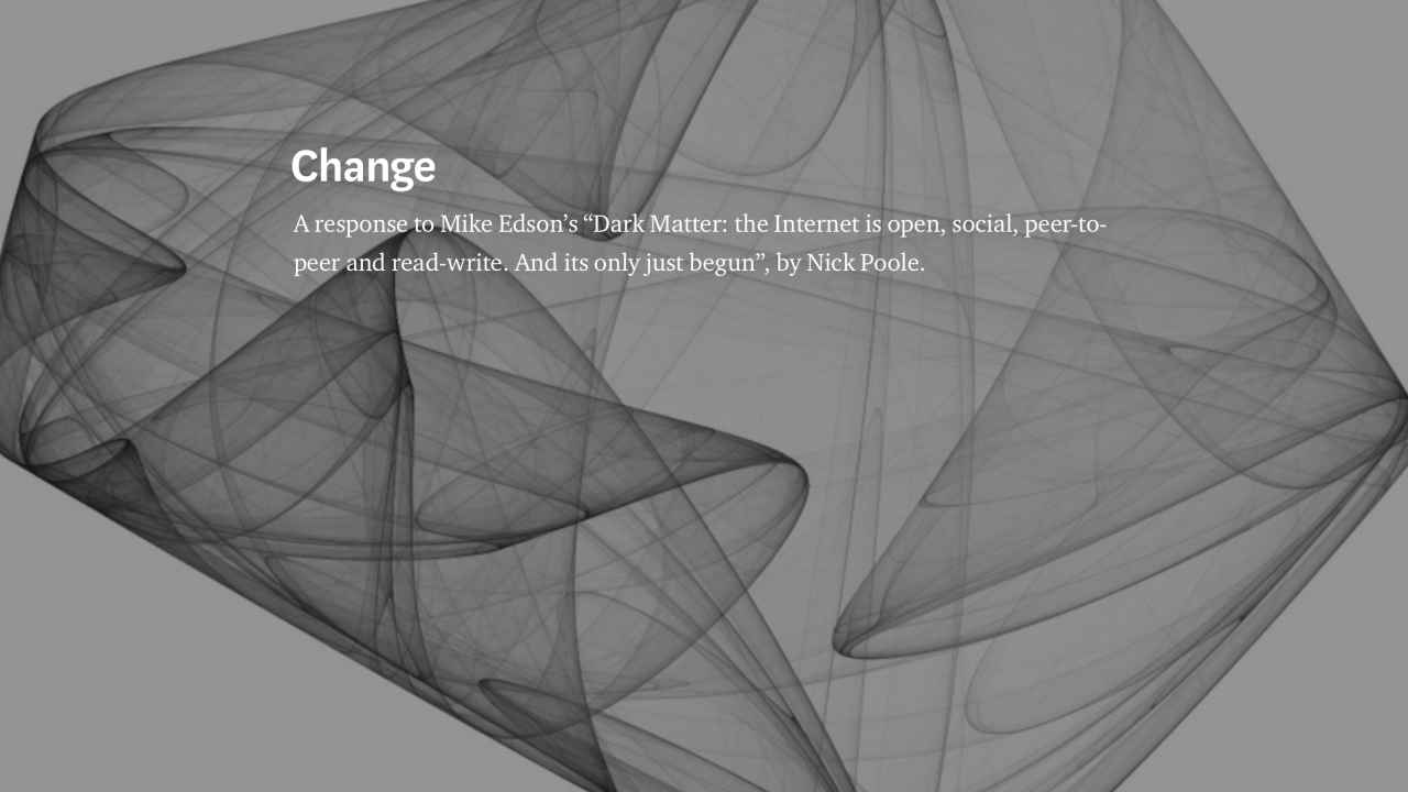 Gray image with black lines curving over on themselves in a semi-transparent swirl