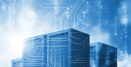 Image of a server farm.