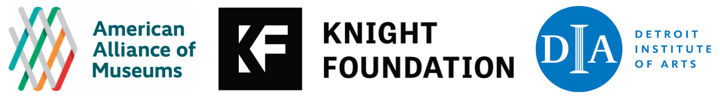 AAM, Knight Foundation, and DIA logos