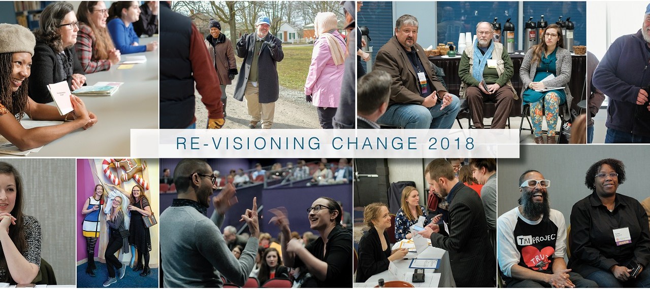 Four images related to revisioning change