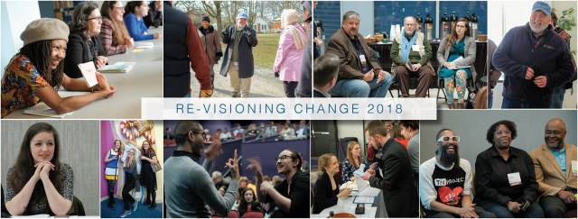 Four images related to revisioning change