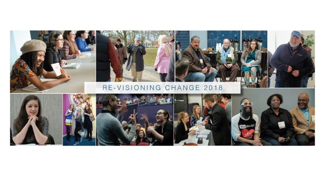 Four images related to revisioning change