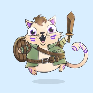 CryptoKitties are digital collectables tracked and sold on the Etherium blockchain.