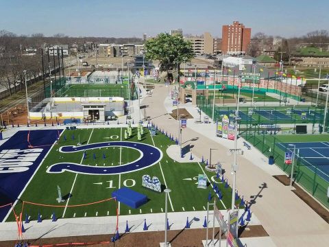 Riley Children’s Health Sports Legends Experience is a 7.5-acre park that looks at health and fitness through the lens of sports.