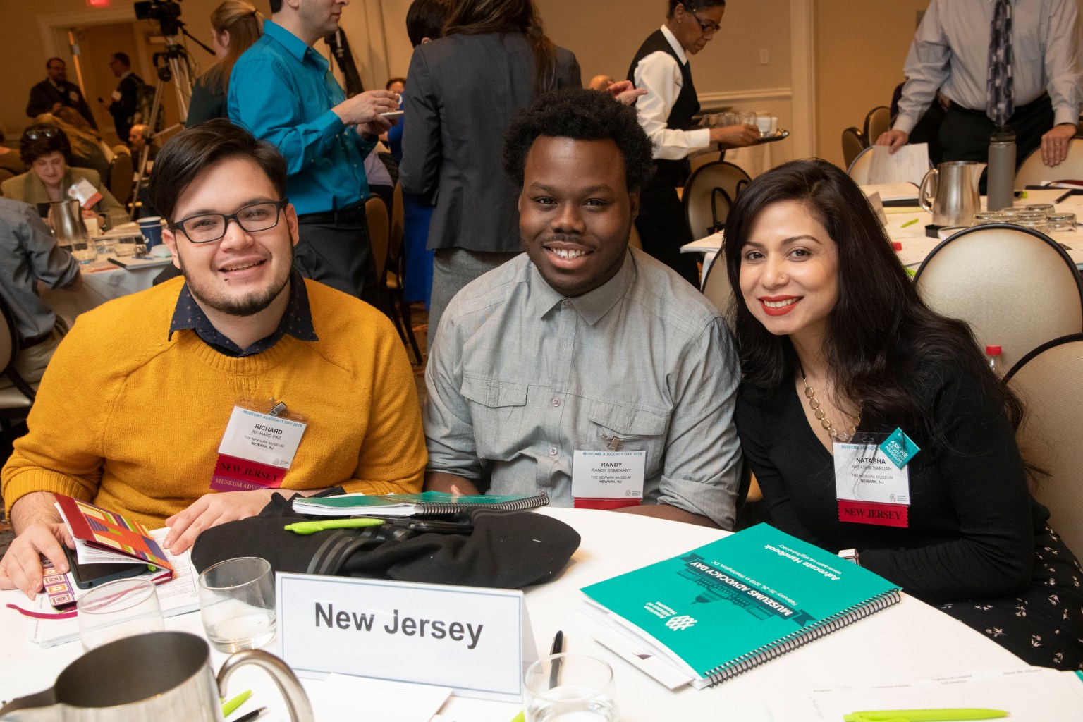 Three New Jersey advocates participate in Museums Advocacy Day.