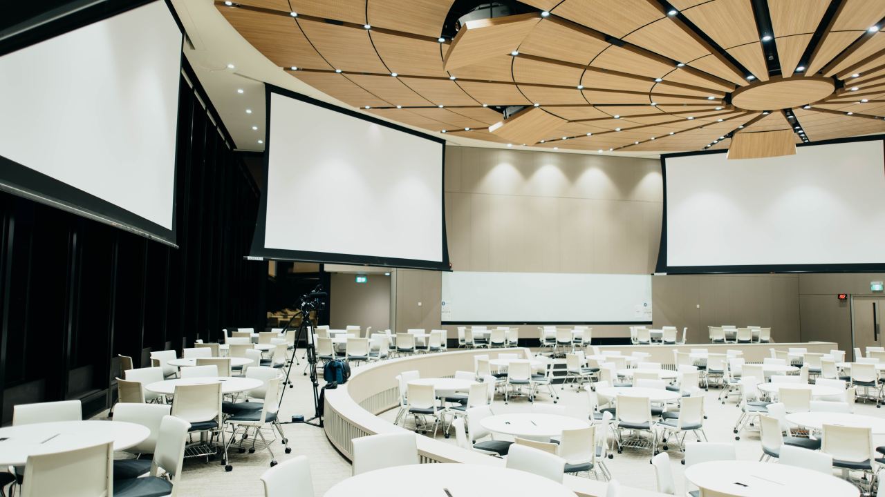 Empty conference room