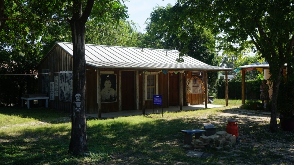 A small, low-slung house