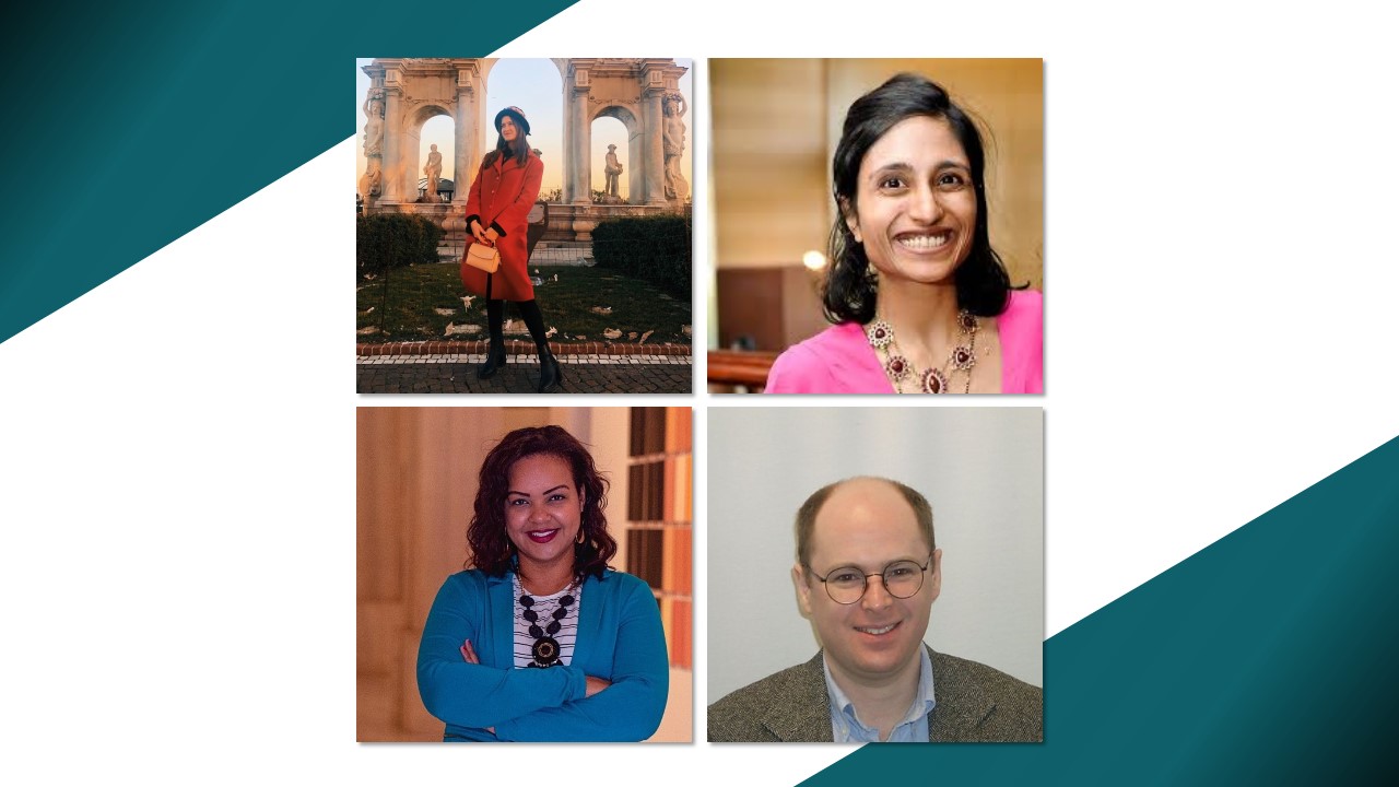 Four headshots of the #AAMvirtual social media journalists.