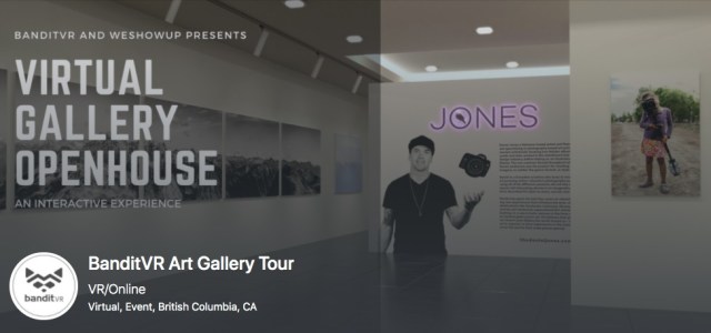 black and white image of a gallery exhibit