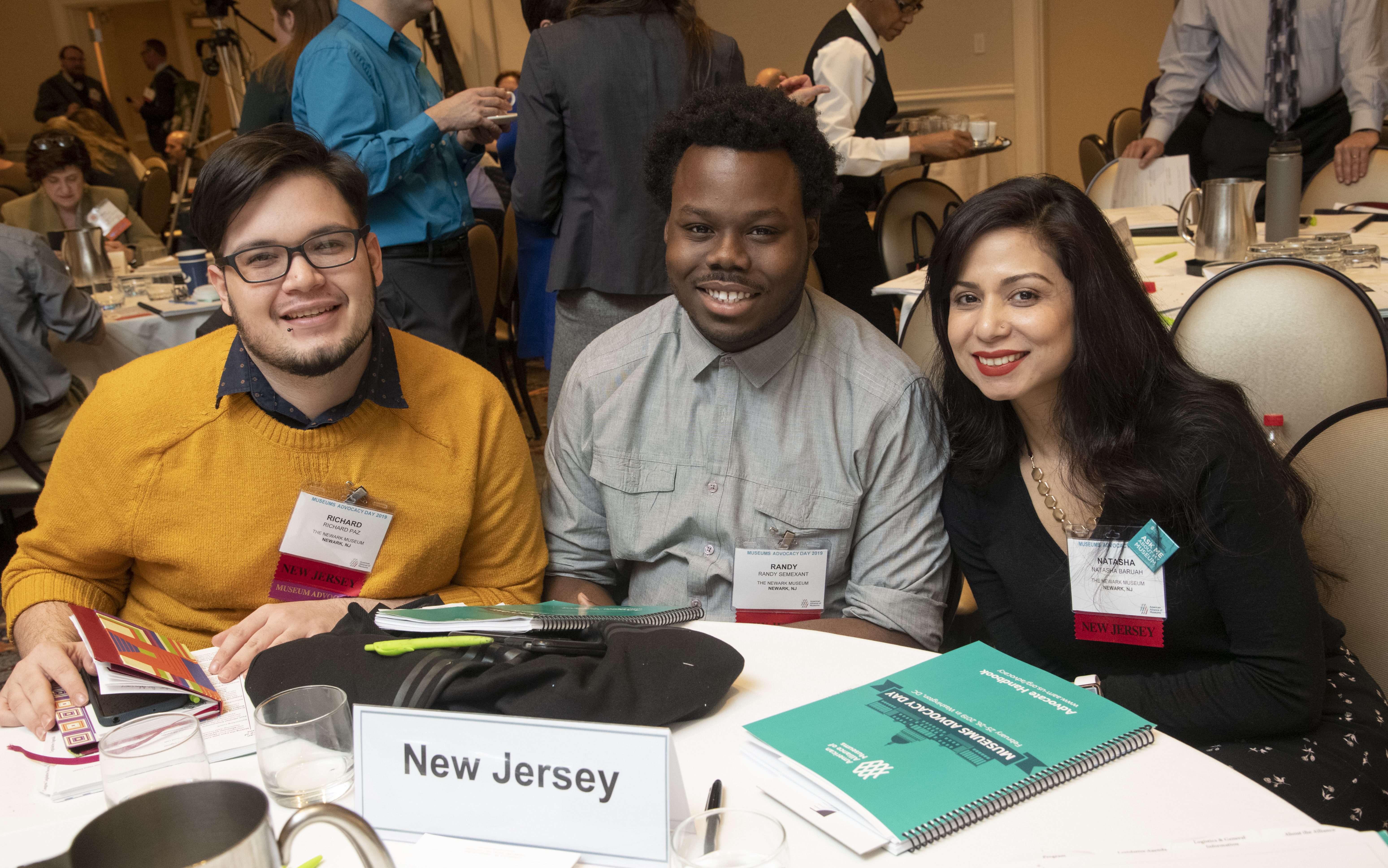 Three New Jersey advocates participate in Museums Advocacy Day.