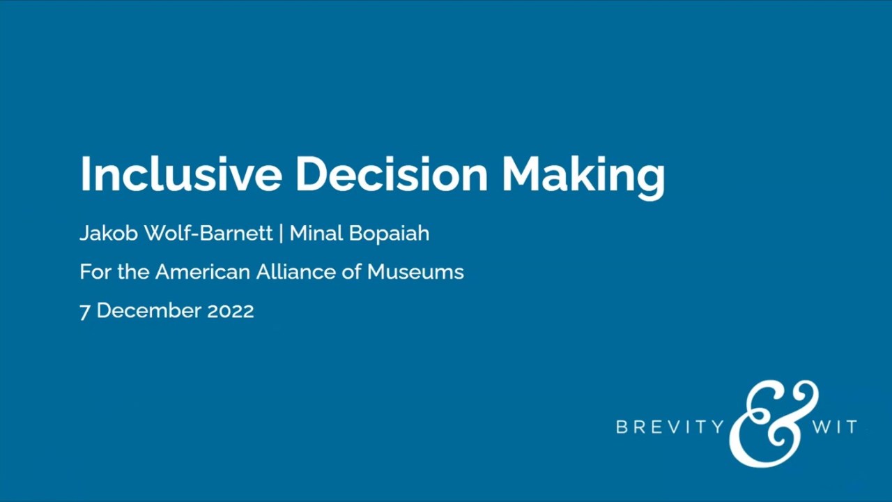 Decorative slide with Inclusive Decision Making