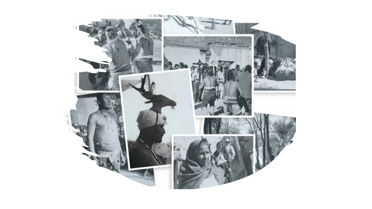 A collage of different photos depicting Yaqui members doing things in real life.