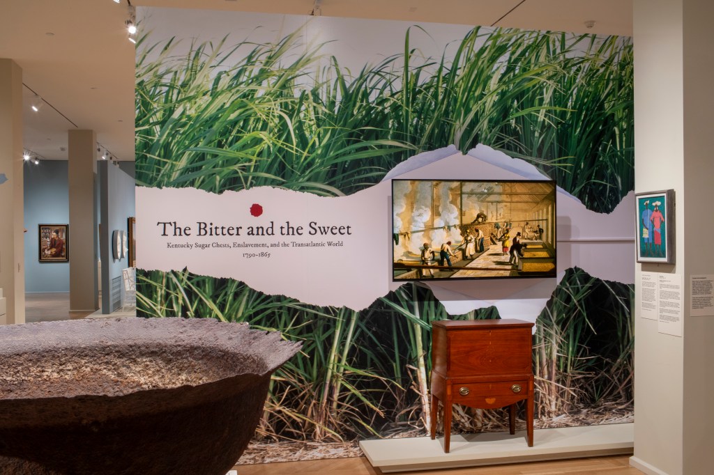 Exhibit display of The Bitter and the Sweet.
