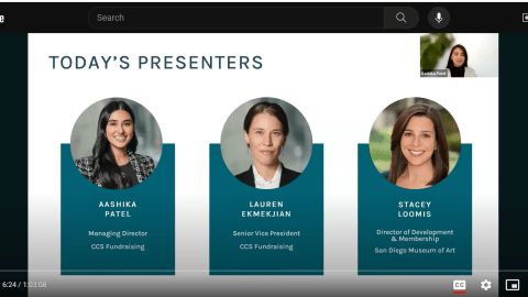 How Do You Know You’re Ready for a Campaign? Where Do You Start? Three headshots of the presenters.