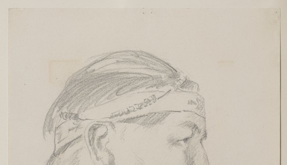 Clyfford Still, PD-84 (Lije Williams, Head Dancer), 1936. Graphite on paper, 12 x 9 in. Clyfford Still Museum, Denver © City and County of Denver / ARS, NY