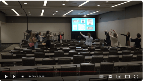 Decorative screenshot of the Fostering Resilience in Children through Virtual Mindfulness session