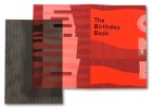 View of the San Francisco Museum of Modern Art invitation to the Birthday Bash with envelope. 