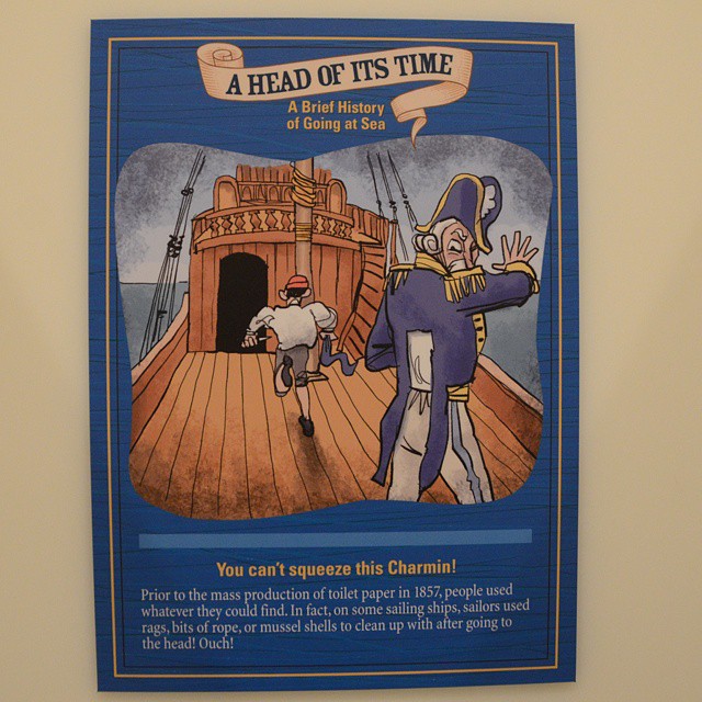 From the Mariners Museum bathroom. Happy Talk Like a Pirate Day, arrrrrrr!