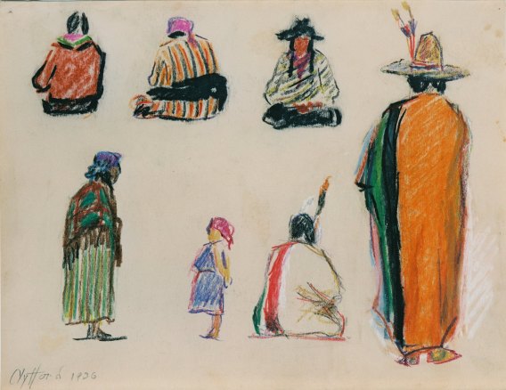 Above: Clyfford Still, PP-493, 1936. Pastel and crayon on paper, 8 1/2 x 11 inches (21.6 x 27.9 cm). Clyfford Still Museum, Denver, CO © City and County of Denver / ARS, NY