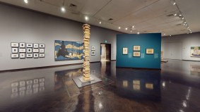 A gallery photograph of Many Wests, the project awarded a 2024 AAM Award for DEAI.