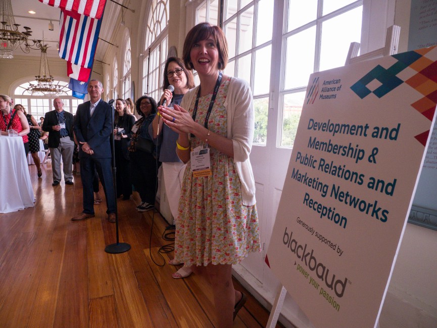 Two women getting to know each other at Speed Networking.