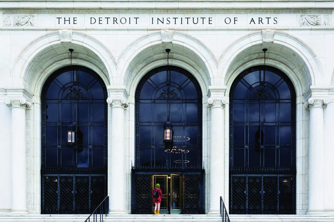 Exterior of the Detroit Institute of Arts’ Beaux-Arts, Italian Renaissance–styled building.