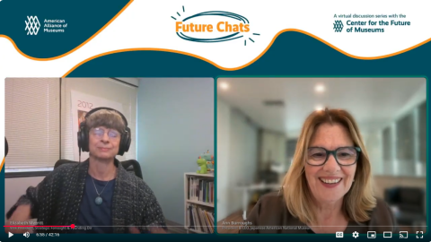 Screenshot of the webinar Future Chat: Taking a Stand, Deciding When and How to Speak Out