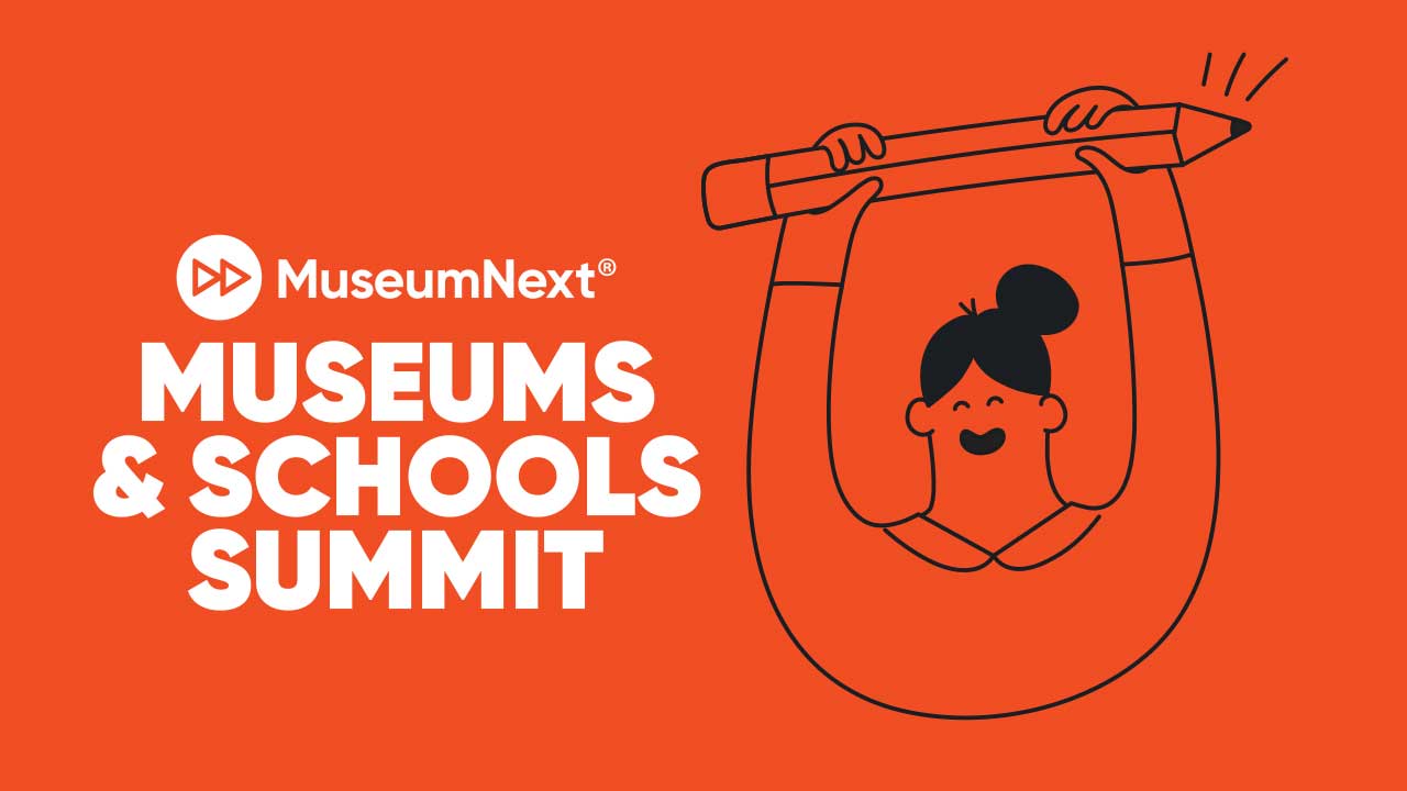 Line drawing of person holding large pencil over their head