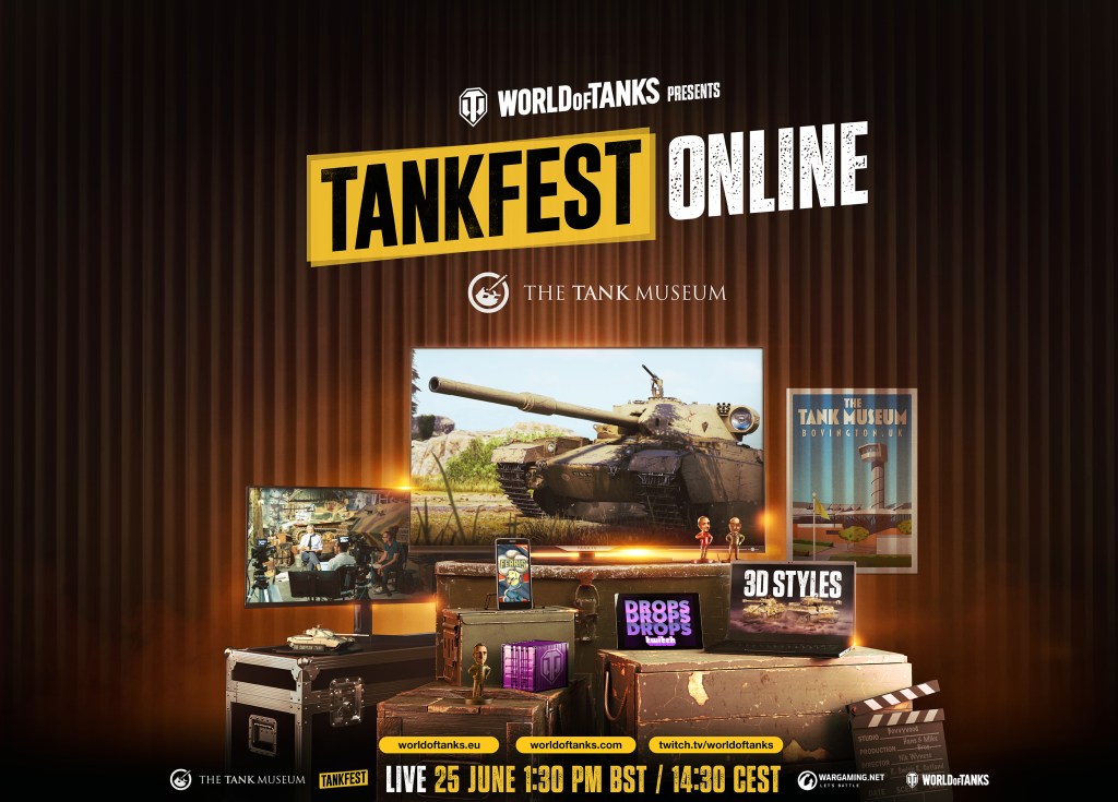 Video still of an informational video about different tank models.